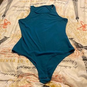Turquoise/Teal  Rainbow body suit